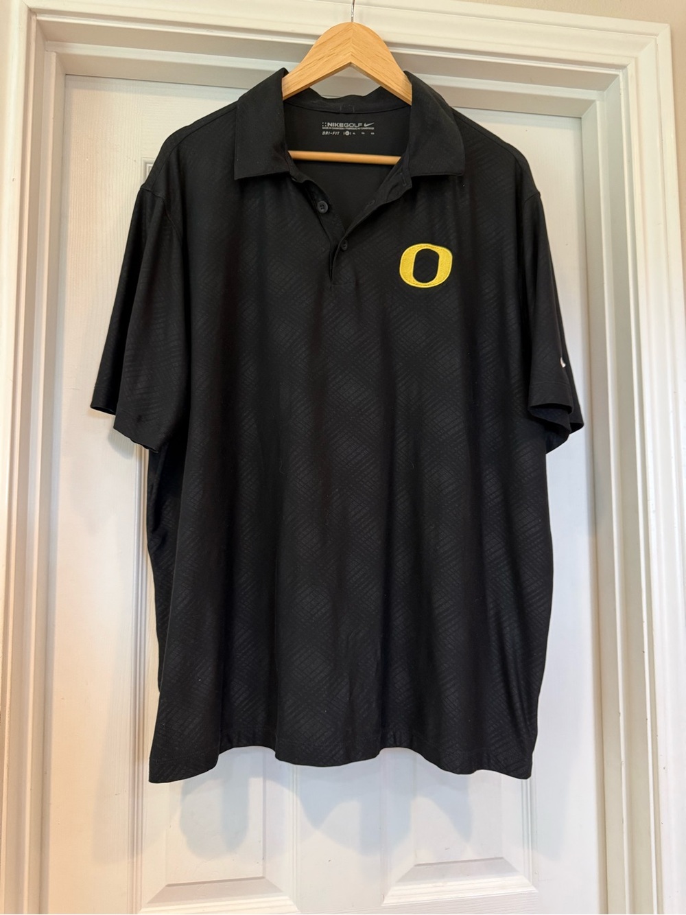 Nike Golf Men’s Black Oregon Polo EUC